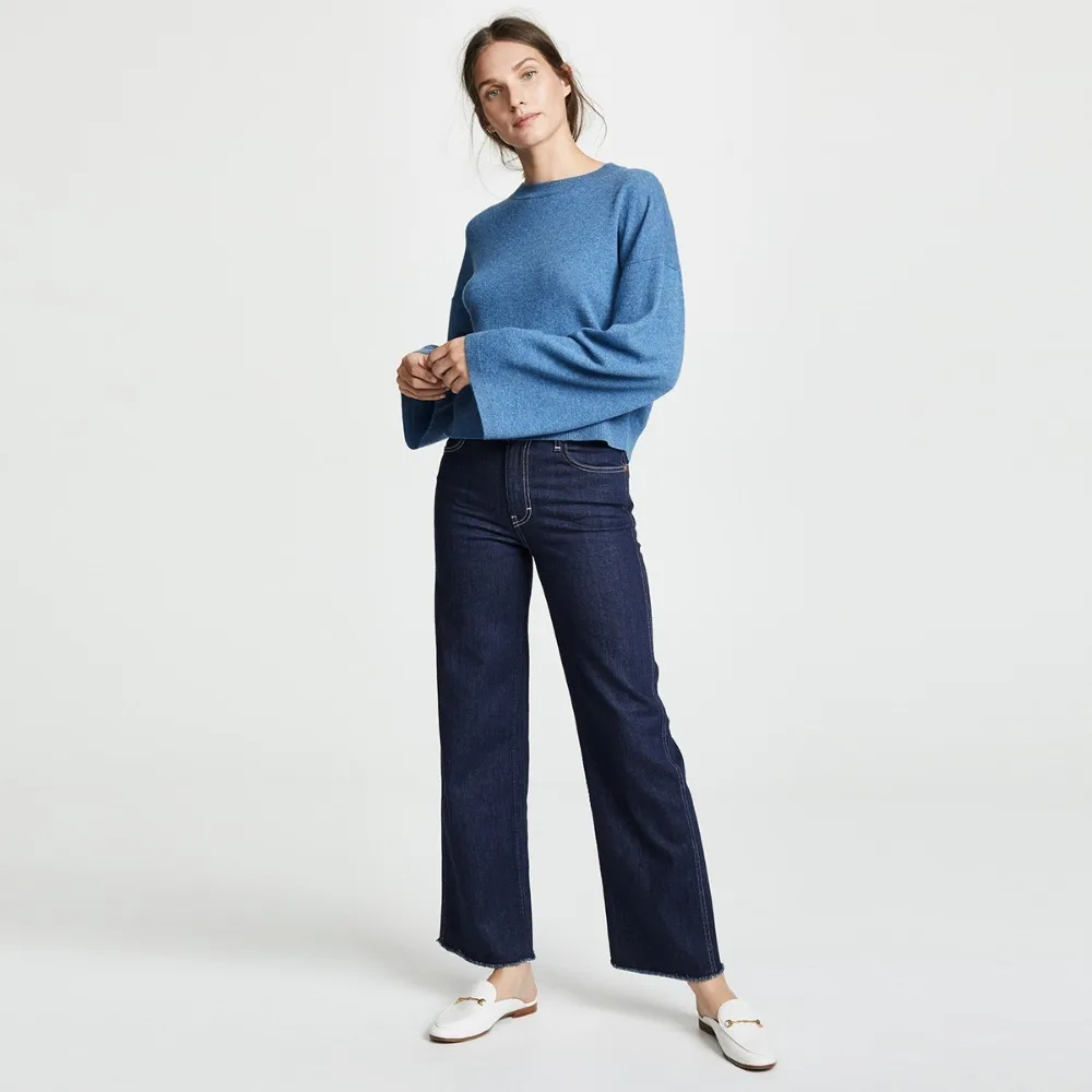 HYH HAOYIHUI Fashion Simplicity Wild Joker Pure Color Easy Round Collar Long Sleeves Sweater HYH HAOYIHUI Fashion Simplicity Wild Joker Pure Color Easy Round Collar Long Sleeves Sweater