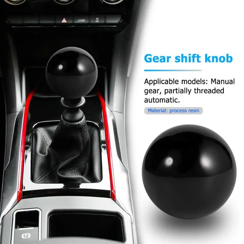 

Universal MT Car Shift Knob Solid Color Ball Shaped Gear Stick Shifter Lever Head Process Resin Fashion simplicity Pure color