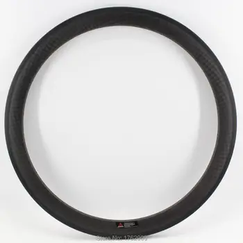 

1Pcs Newest 700C 50mm tubular rim lightest Road bicycle matt finish 12K full carbon fibre bike wheels carbon rims Free shipping