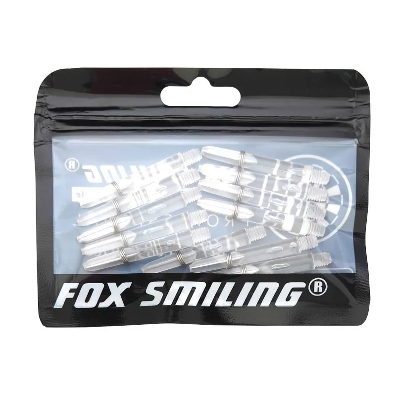 Fox Smiling 30/12/6/3 шт. Прозрачные 35 мм нейлоновые дротики валы 2BA пластик для