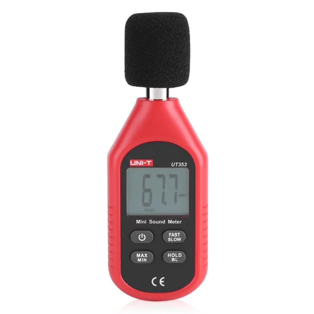 

UNI-T UT353 Digital Sound Level Meter Noise Decibel Monitoring Tester Measuring Tool
