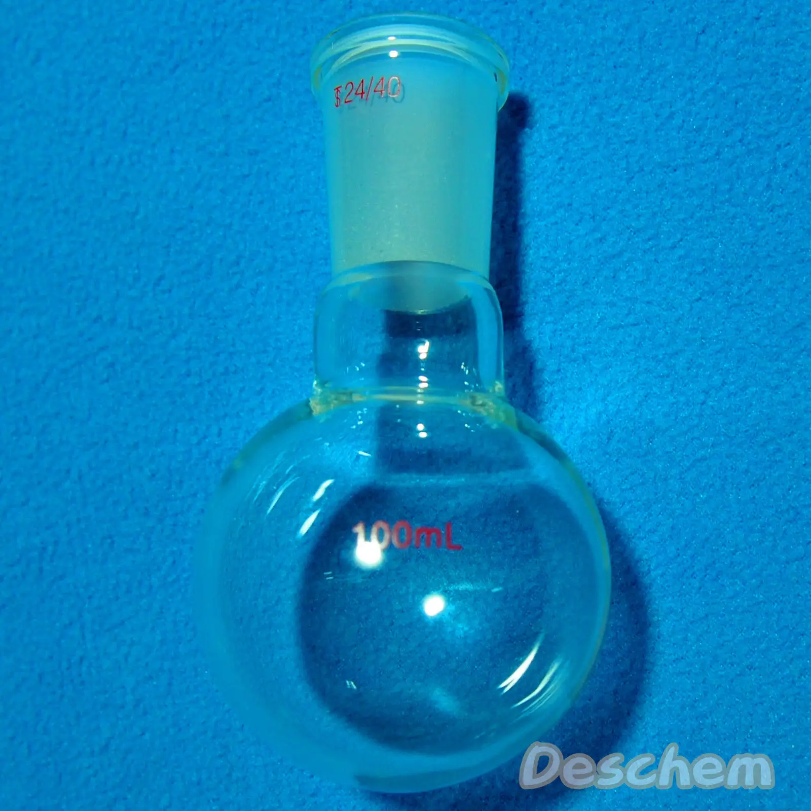 100ml,24/40,1-Neck,Round Bottom Glass Flask,Single Neck,Lab Boiling Bottle