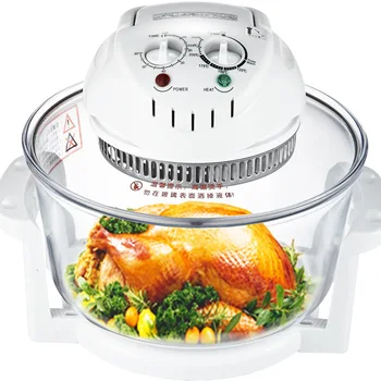 

12L Intelligent Air Fryer Glass Fries Machine Healthy No Fumes Three-dimensional Heating Multiple Gear Temperature Adjustment