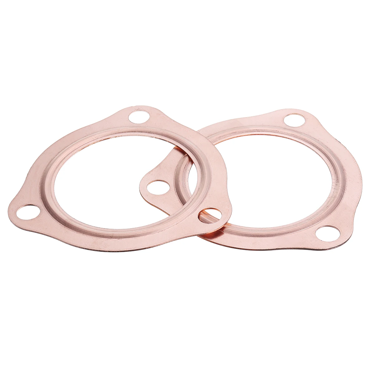 2pcs New Universal 2.5" Car Copper Header Exhaust Collector Gaskets