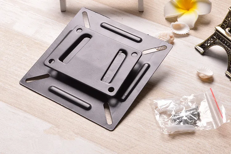 LCD مهد حامل تلفاز العالمي جهاز تلفزيون يُثبت على الحائط شماعات الكمبيوتر رصد رف الأسود