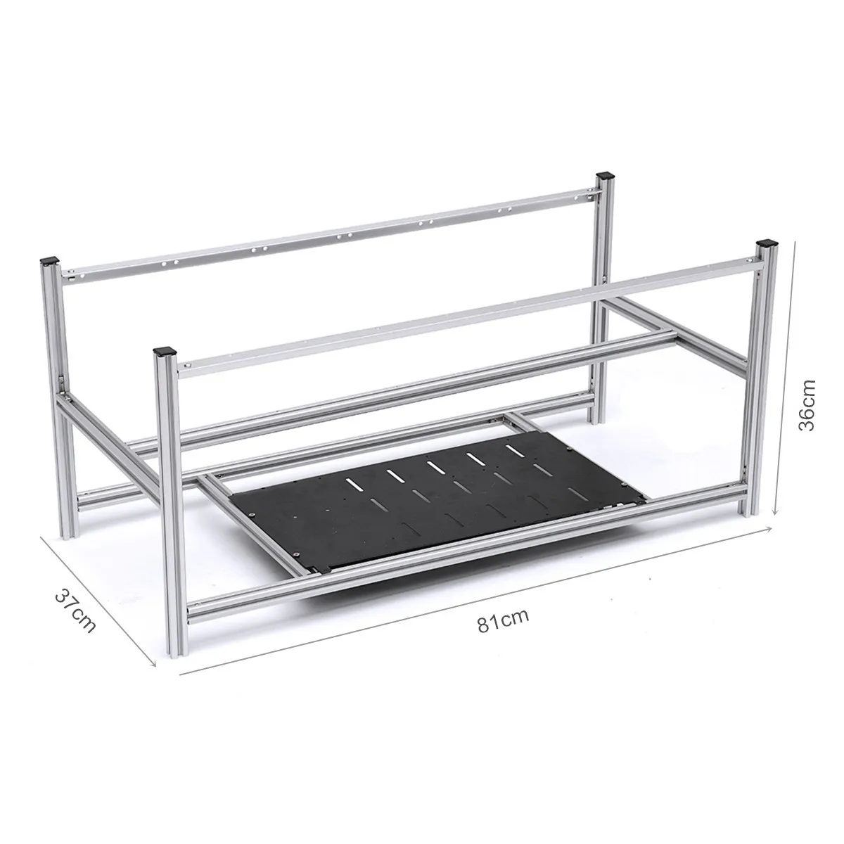 8 GPU Open Air Miner Mining Frame Rig Case Stackable For BTC ETH Ethereum Aluminum frame 8 GPU Open Air Miner Mining Frame Rig Case Stackable For BTC ETH Ethereum Aluminum frame