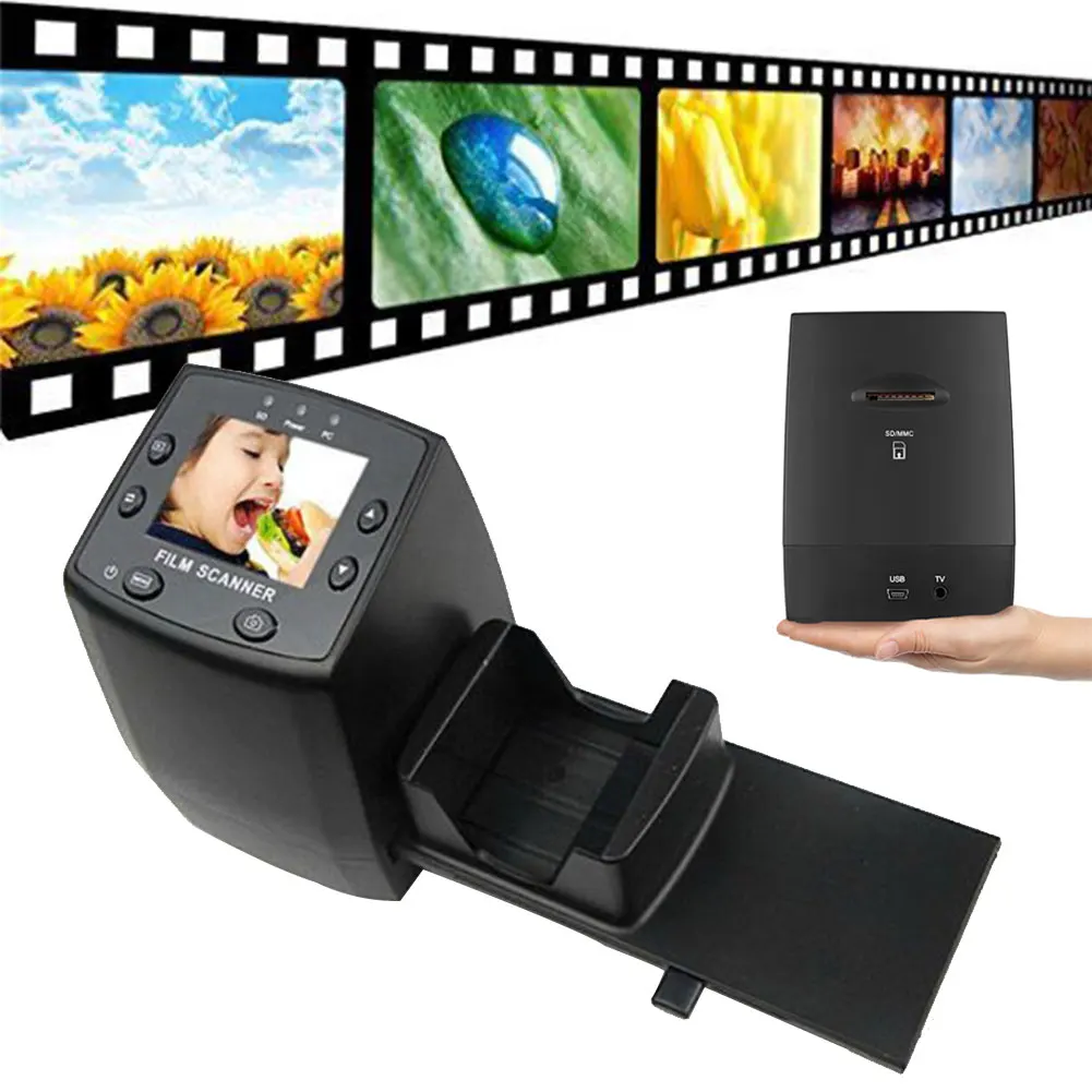 EC717 2.4inch Film Scanner LCD Display Negative Films JPEG