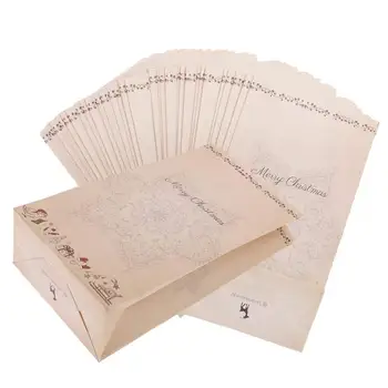 

Pack of 30pcs Paper Bag Candy Pouch Biscuit and Gift in Christmas Theme Snowflake