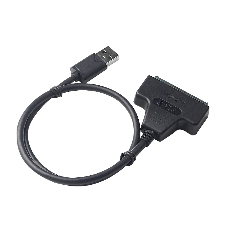 

ULT-BEST Super Speed Usb 2.0 To Sata 3.0 22 Pin Adapter For 2.5 Inch Hard Drive Ssd Type-C Adapter Cable Converter
