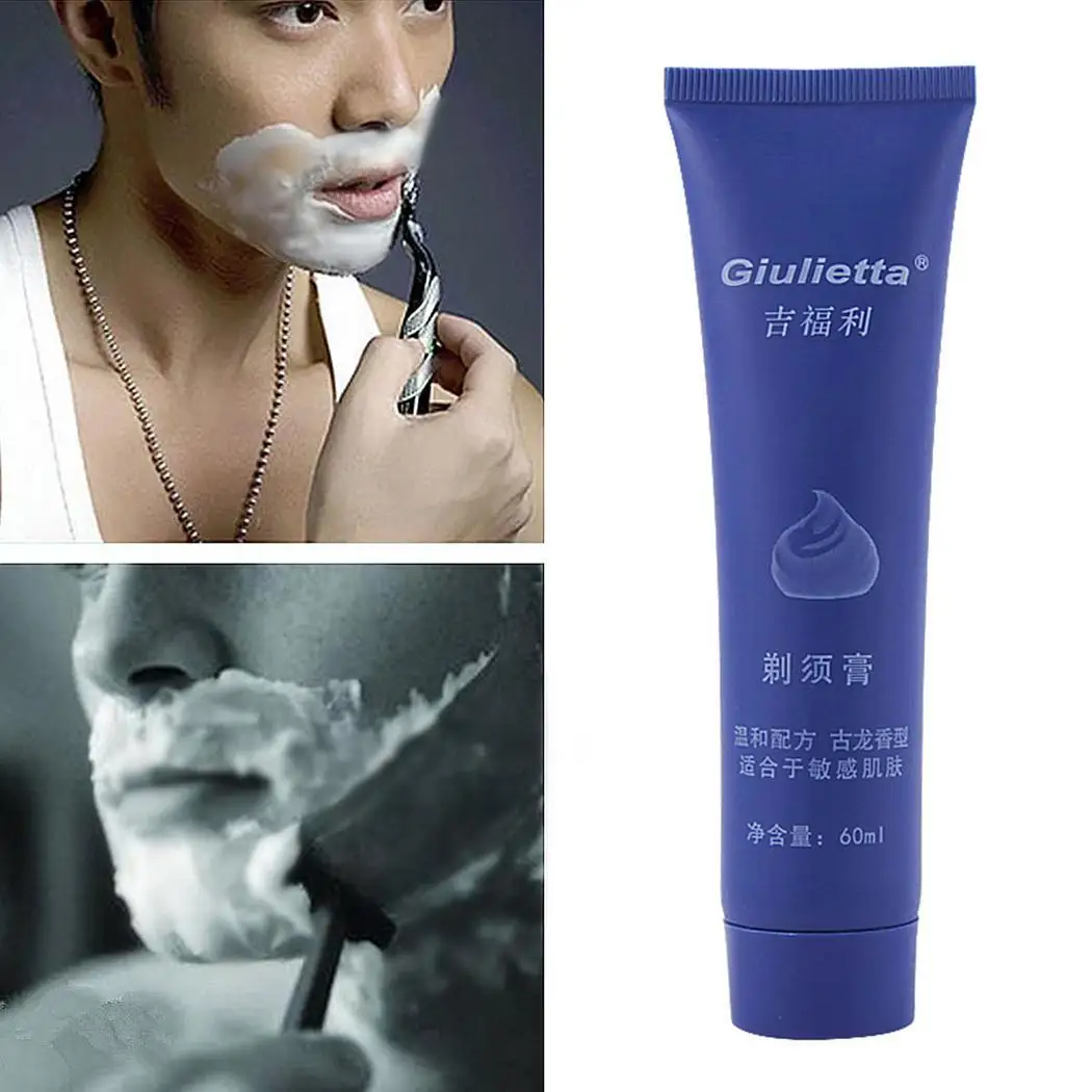

Men's Shaving cream foam Men Shaving Soap Foaming Lather Razor Barber Shave Beard Cream Soap Face Cleaning Tool