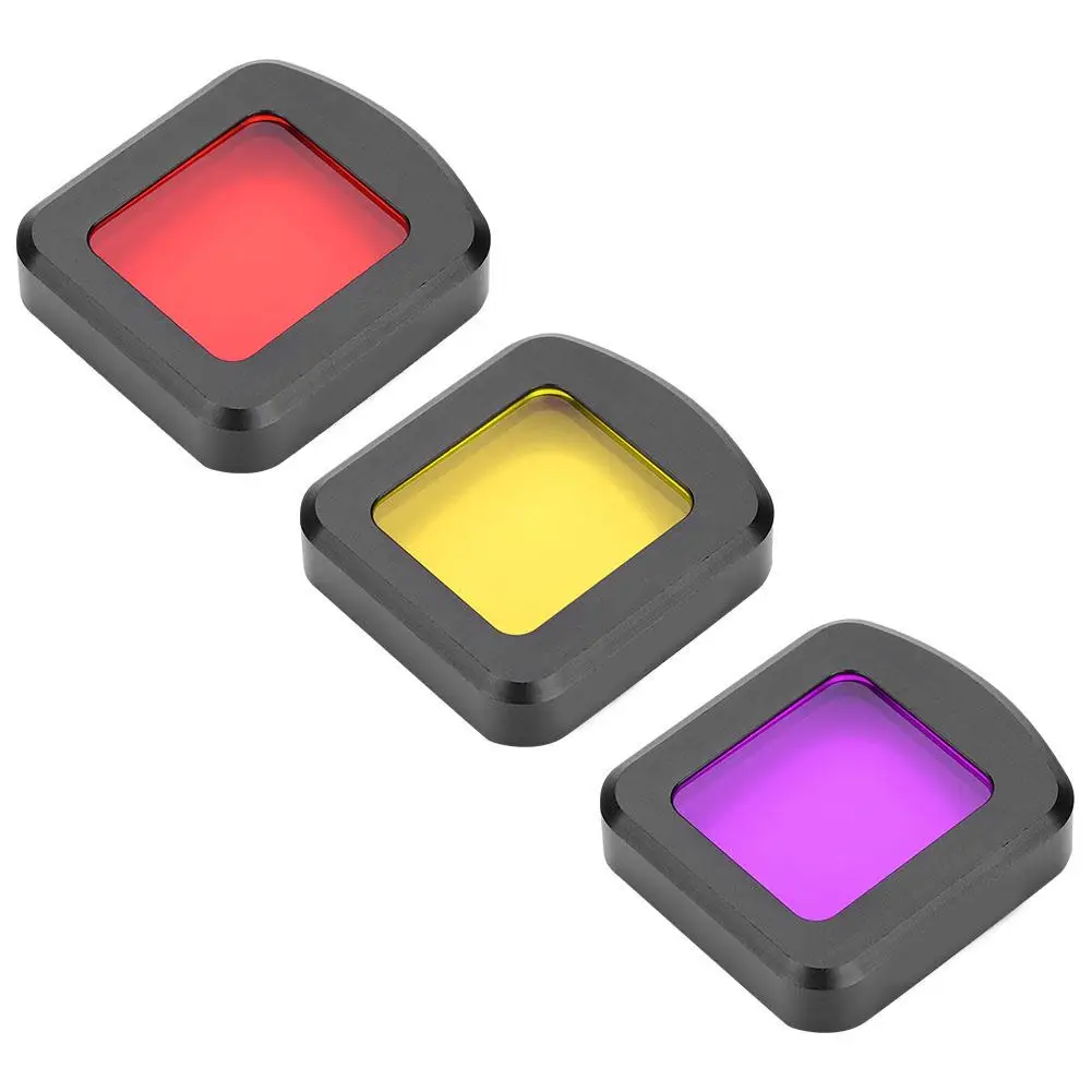 Легкий прочный УФ фильтр для GoPro SJCAM SJ8 AIR/PRO/плюс Спорт камера красный желтый фиолетовый Лидер продаж