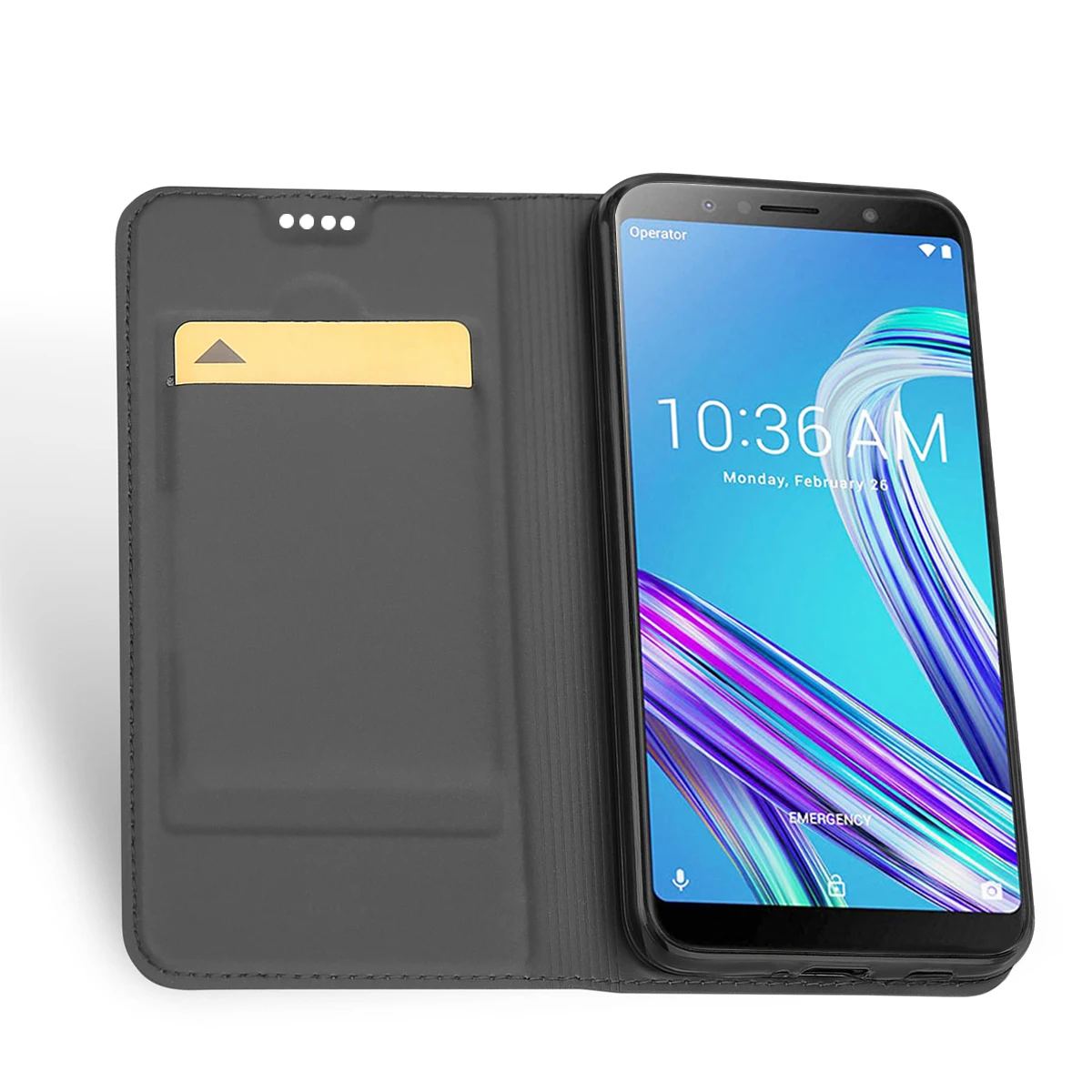 Для Asus ZenFone Max Pro M1 ZB601KL/ZB602KL чехол со слотом для карт Магнитный Флип подставка