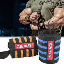 2 шт./компл. регулируемый спортивный эластичный бандажный браслет бандаж на запястье защита для запястья поддержка запястья безопасность Кроссфит