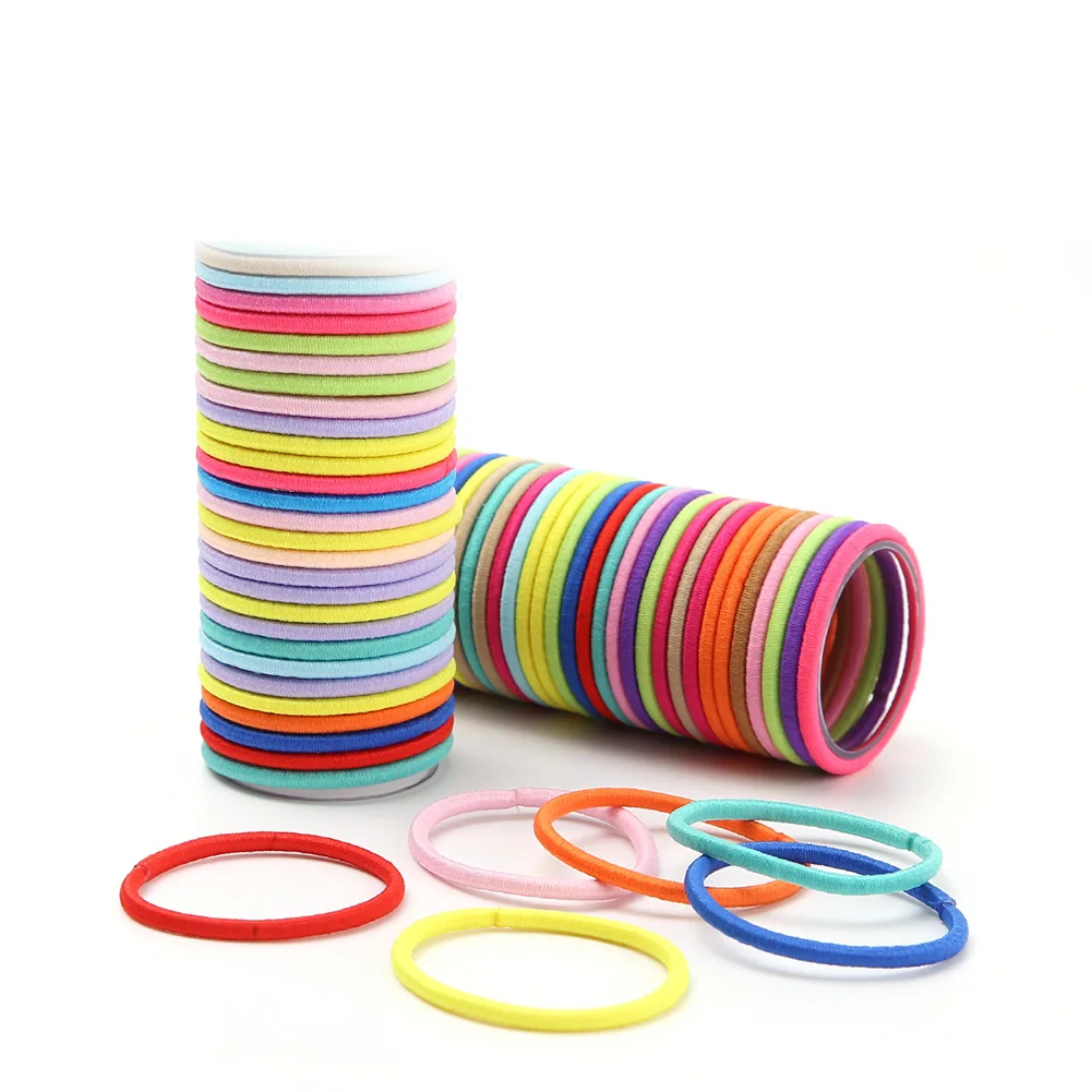 10Pc Cute Kids Elastic Tiny Hair Tie Rubber Band Girls Colorful Rope Ring Ponytail Holder Hair Accessories