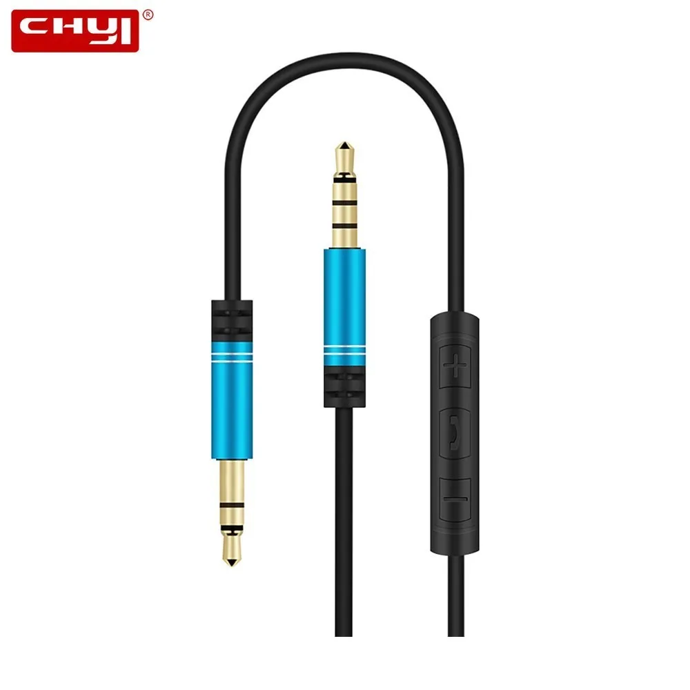 

CHYI Audio Cable For Bose QC25 Quiet Comfort Headphone Cord Cable 3.5mm audio cable volume control with wheat