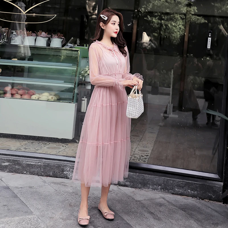 

Will dress chic tender female the spring and autumn period and the model of restoring ancient ways is super sweet France fairy n