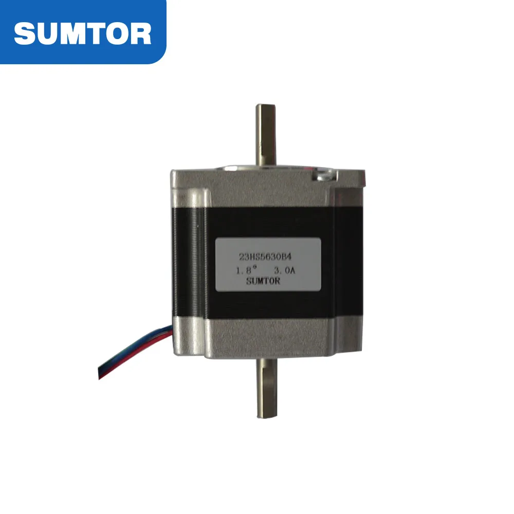 

NEMA 23 Stepper Motor Dual Shaft 57HS5630B4/D8/EP 1.2NM Holding Torque 56mm 3A For Engraving Machine Nema23 Stepping Motor