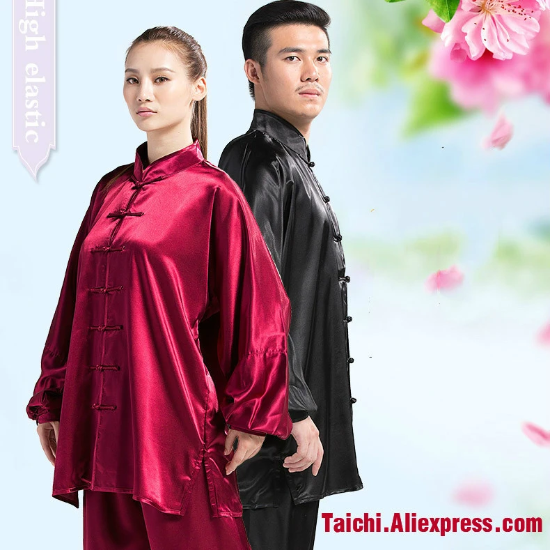 Elastic Fabric Taiji Boxing Men And Women Tai Chi Uniforms Kung Fu Clothing Martial Art Wear Unisex |