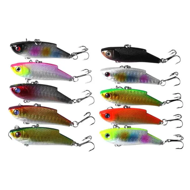 

10pcs/lot Fishing Lure Hard Artificial Fishing Baits Crankbait Lures Minnow Crank Bait For Fishing Wobbler Saltwater