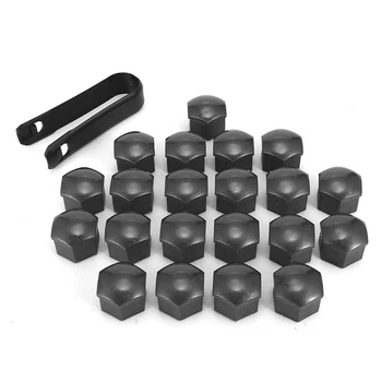 

17mm 20pcs Wheel Lug Nut Center Cover Caps + Removal Tool For VW Golf Passat for Audi A1 A4 A3 Q5 Q7 2013-2015 8D0012244A