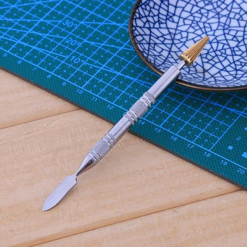 

Dual Head Leather Edge Oil Dye Pen Applicator Speedy Paint Roller Tool Double Side Applicator Leather Craft Apply Oil Quickly