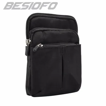 

Multifunction Zipper Holster Cover Hook Loop Pouch With Waist Belt Bag Phone Case For Huawei P6 P7 P8 P9 P10 Lite Plus P20