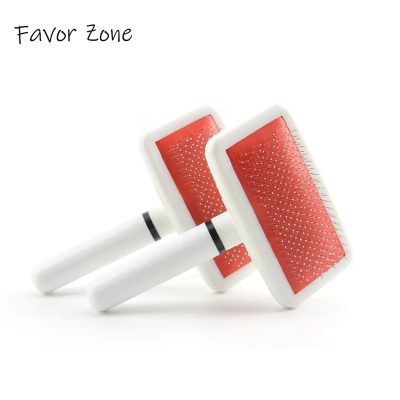 font b Pet b font Dog Cat Hair Deshedding Comb Cleaning Massage Handle Needle Comb
