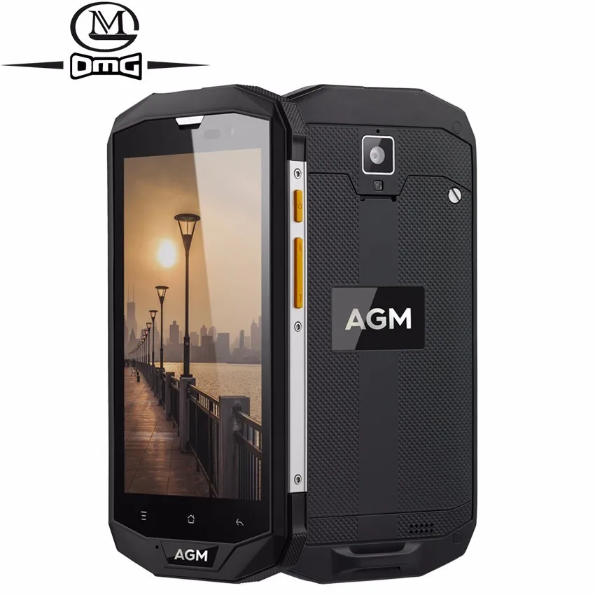 AGM A8 IP68 Водонепроницаемый противоударный мобильный телефон Android 7,0 4 GB + 64 GB Qualcomm MSM8916 4 ядра 4050 mAh NFC OTG 4G LTE смартфон