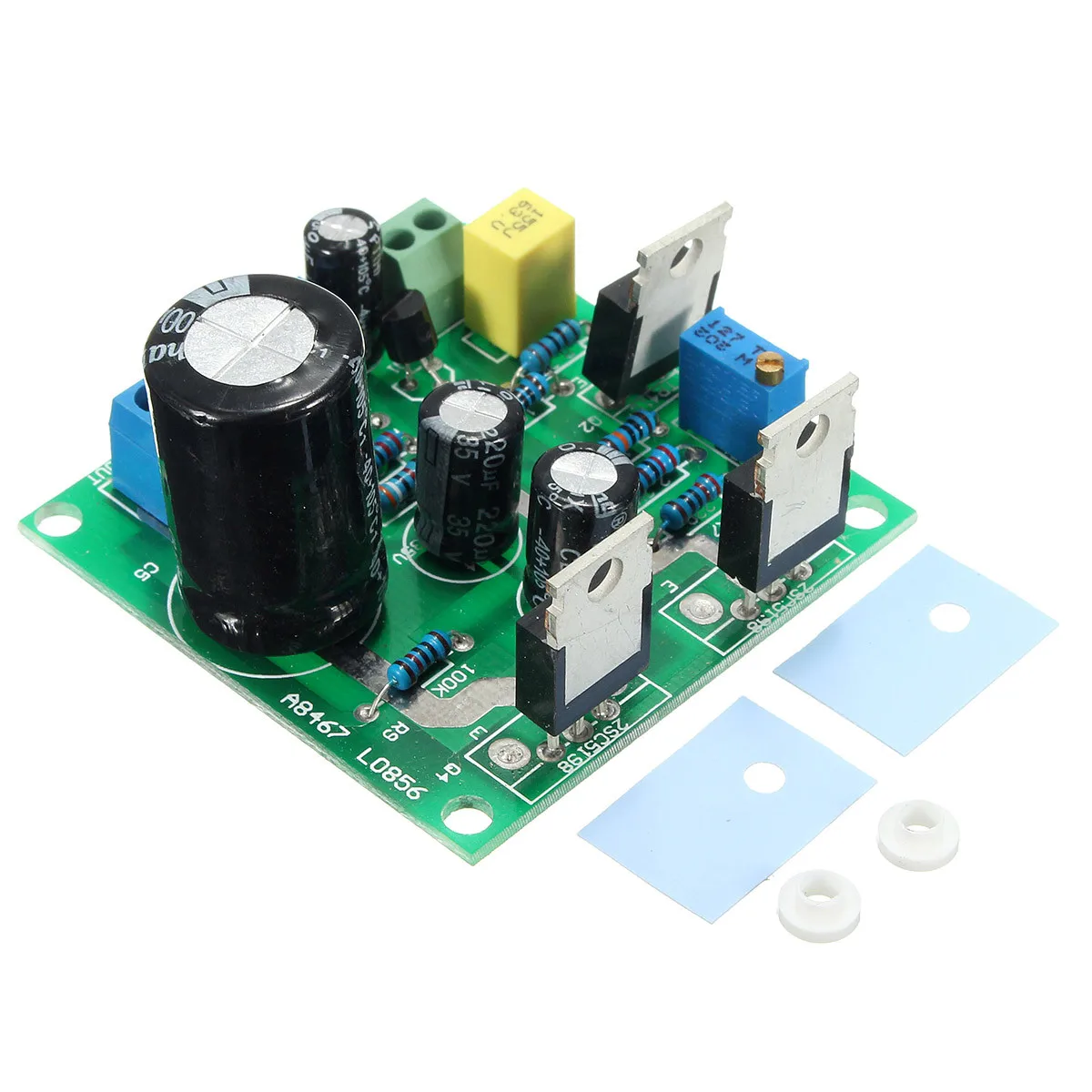 LEORY 1PC DC12V 24V Mini Mono Channel Amplifier Board A