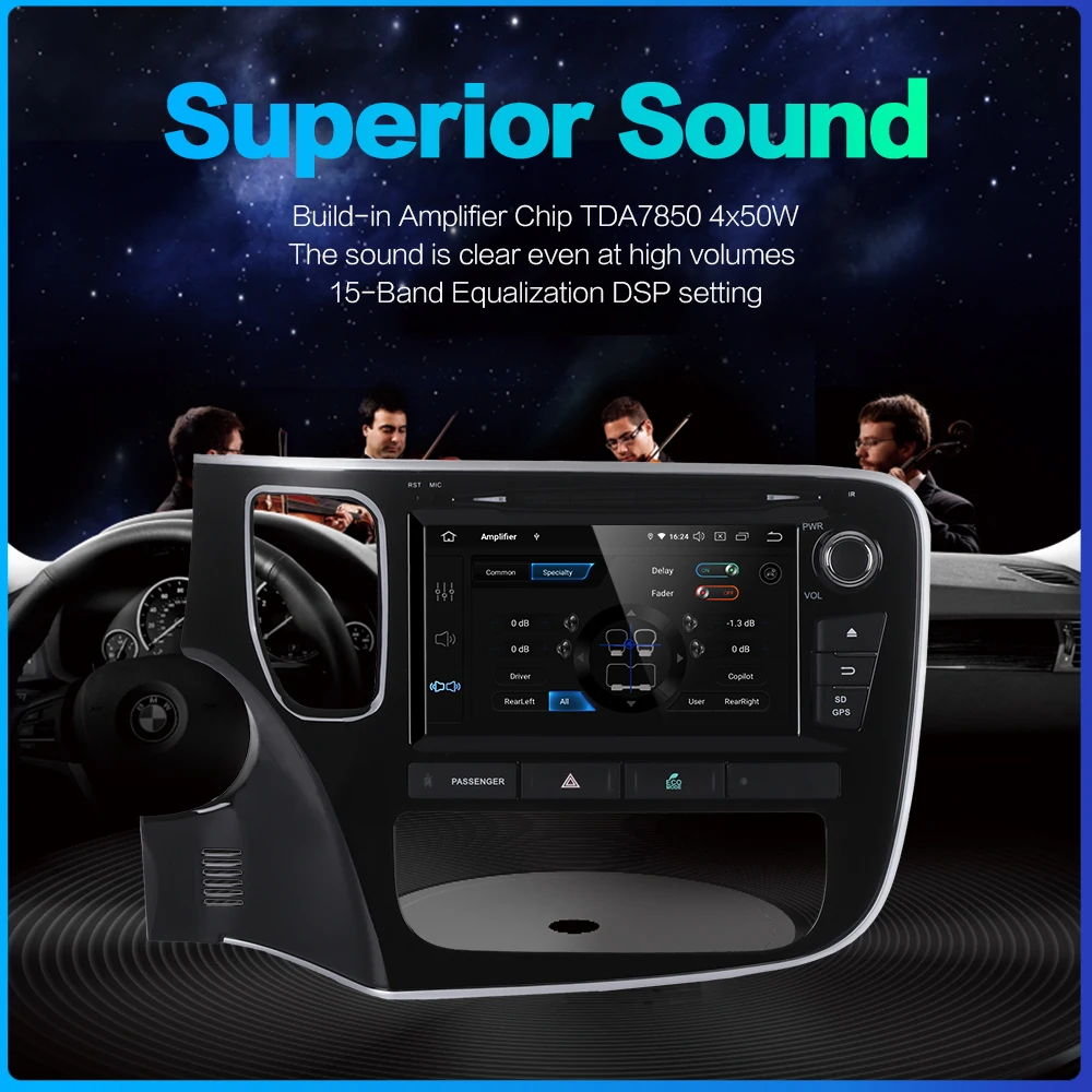 Dasaita Авто Радио 8 &quotдисплей Android 10 0 для Mitsubishi Outlander 2015 2016 2017 GPS 1024*600 Bluetooth