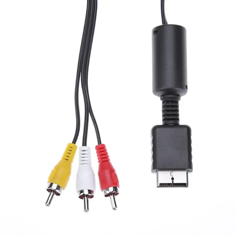 Игровой аудиокабель ALLOYSEED 1 8 м AV кабель для 3 RCA A/V ТВ адаптера провод Sony PlayStation 2 PS2 PS3
