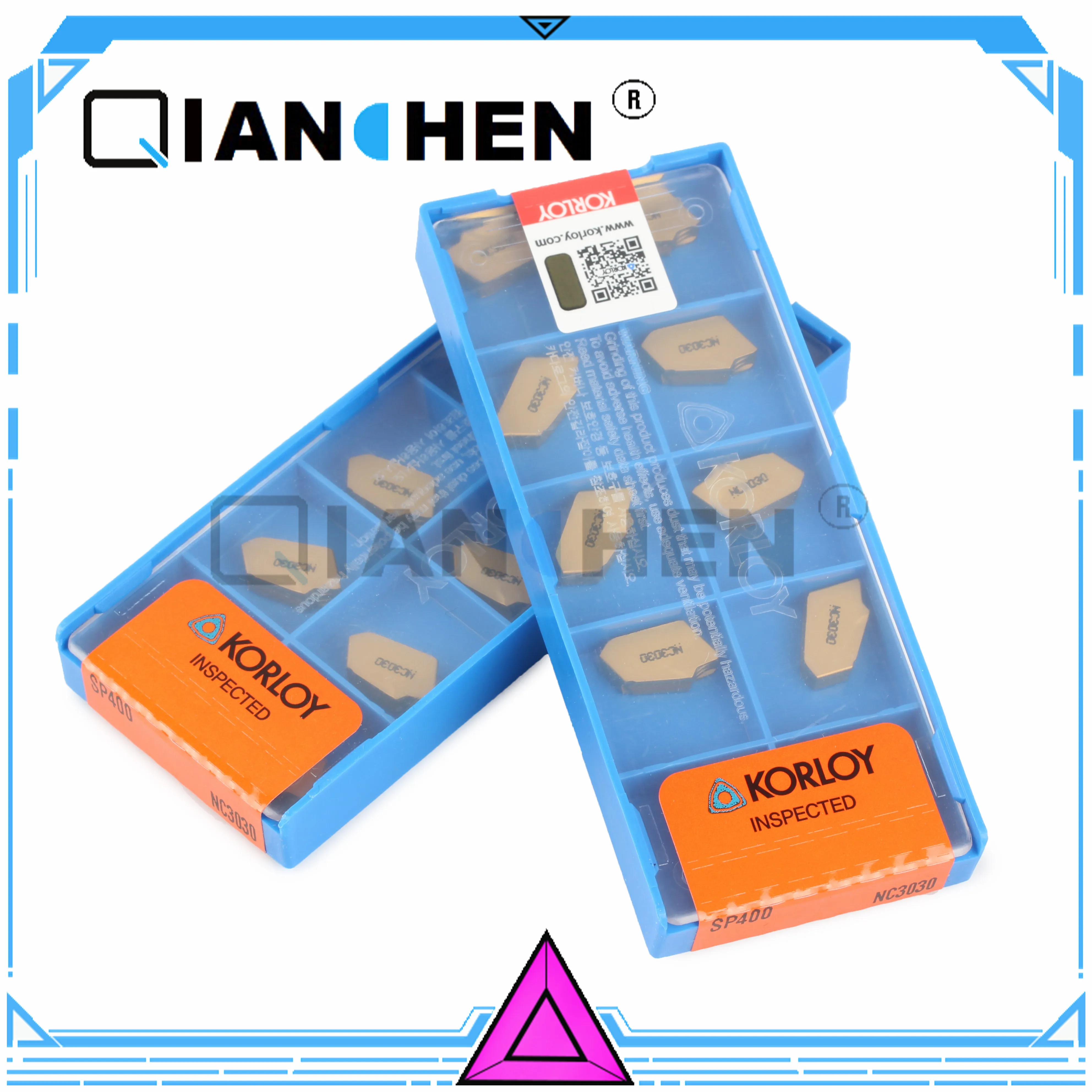 

Genuine Original Korea Korloy SP400 NC3030 (10pcs/lot) High Quality Internal turning tool Insert