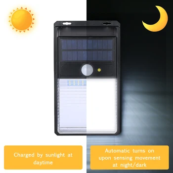 

LED Solar Light PIR Motion Sensor Waterproof Solar Lamp 36 LEDs Solar Outdoor Garden Light Wall Light Pathway Yard Security