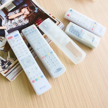

1PC Protective Silicone Remote Control Cover Waterproof Anti-Dust Case Cover For TV Remote Control Air Condition Transparent