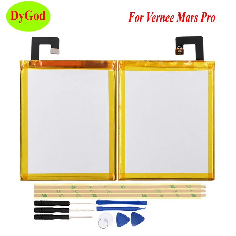 DyGod 3500 мАч для Vernee Mars Pro батарея высокого качества Замена батареи Bateria смартфон с
