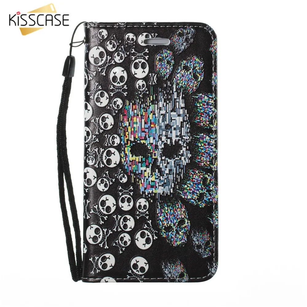 Чехол KISSCASE для A3 A5 A7 J3 J5 J7 2016 2017 кожаный флип чехол Samsung Galaxy Note 9 8 S9 S8 Plus S7 S6 Edge чехлы