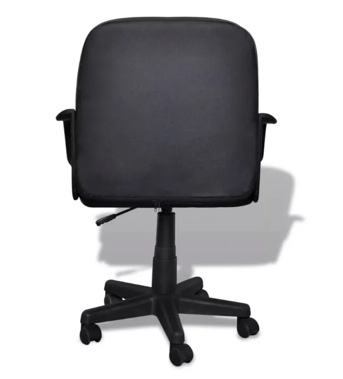 Vidaxl Black Mixed Leather Office Chair Lift Chair Comfortable Seat With Back Support Simple Design Rotatable Executive Chair Vidaxl Black Mixed Leather Office Chair Lift Chair Comfortable Seat With Back Support Simple Design Rotatable Executive Chair