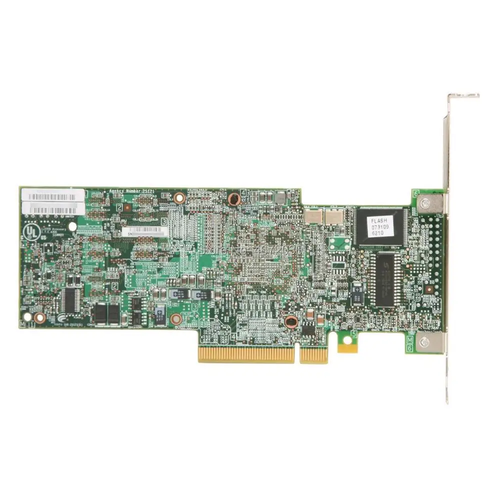 Новая карта контроллера Broadcom Avago LSIMegaRAID SAS 9260 4i LSI00197 4 порта 512 Мб кэш памяти SFF8087 6 ГБ