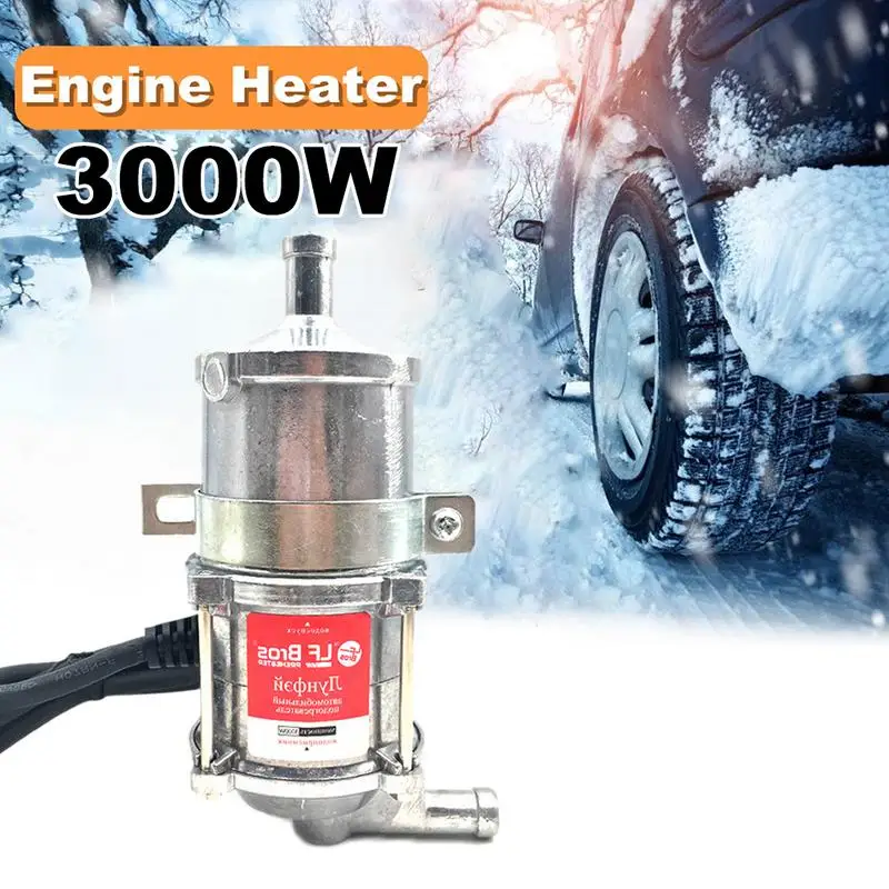 

3000W Engine Preheater Circulating Water Heating Car Parking Heater Double Plug Coolant Preheater