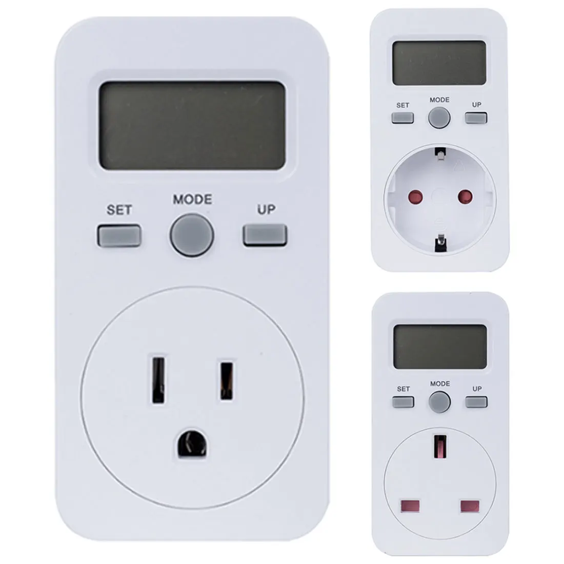 

Digital Power Meter Watt Electricity Usage Monitor Socket Consumption Meter Electric Monitor Power Energy Socket EU US UK Plug