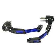 Blue Handlebar Protector Universal 7/8 Inches 22mm CNC Aluminum Brake Clutch Protect Motorcycle Lever Guard Proguard Blue Handlebar Protector Universal 7/8 Inches 22mm CNC Aluminum Brake Clutch Protect Motorcycle Lever Guard Proguard