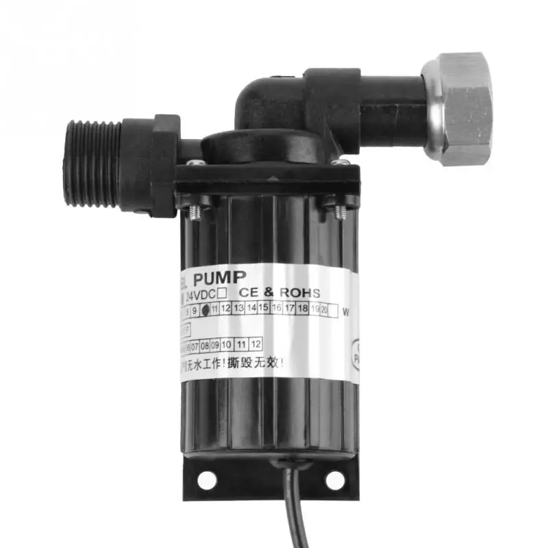 DC 12V 10W Бесщеточный Водяной насос высокая термоустойчивость циркуляция низкий