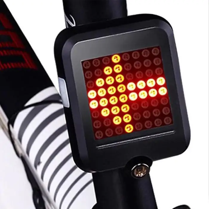 Top Bicycle Lights USB Charge Gravity Sensor Intelligent Brake Bicycle Riding Taillight Bike Rear Light Lamp 4