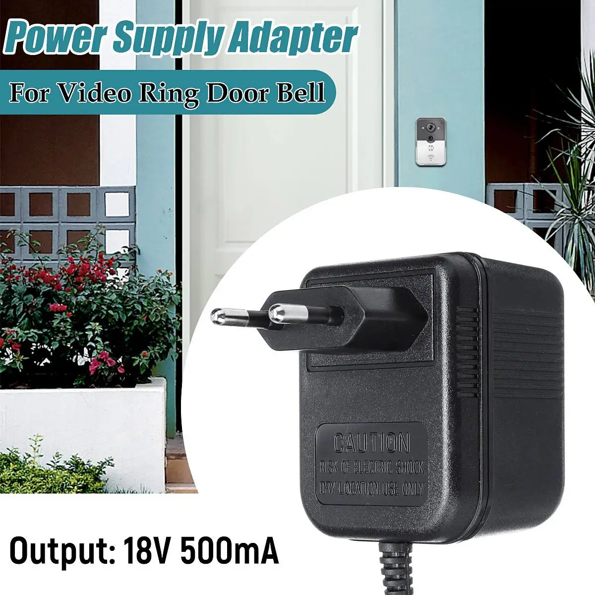 

18V AC Transformer Wifi Doorbell Camera Power Adapter for IP Video Intercom Ring Wireless Doorbell 230V Converter Adapter EU