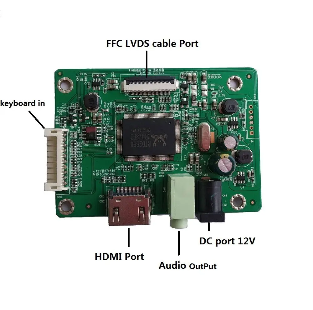 EDP HDMI ЖК-дисплей светодиодный мини-контроллер табло с креплением для 11," N116BGE-E32/E42 1366X768 кабель экрана