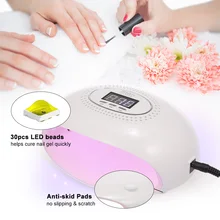 60 Вт звезда 3 умная лампа, Сушилка для ногтей Светодиодный УФ сушка ногтей; уход лампа Профессиональный гель для ногтей отверждения инструмент