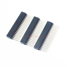 3 stücke Weibliche Header Stecker 2x20 Pins 2,54 m Pitch Extra Groß Weibliche Dual Reihe Kurze Pin Sockel für Raspberry Pi