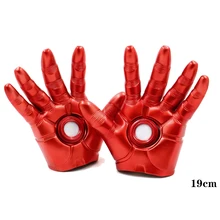 2019 Action Figure Superhero Iron Man Mark 3 Gloves Cosplay with LED Light PVC The Avengers Alliance Marvel Superhero Toy Gift sci fi revoltech series no 036 iron man mark iii mk3 no 035 mark 2 mark ii pvc action figure collectible model toy 15cm kt1789