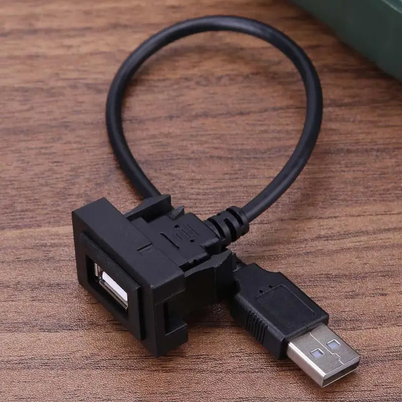 12-24 В AUX USB порт кабель Шнур провода адаптер для Toyota VIGO/Vios/Corolla авто аксессуары