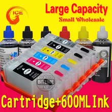 Для Canon TS8040 TS9040 MG7740 MG 7740 TS 8040 TS 9040 заправка чернил Набор чернильный картридж принтер PIXMA набор чернил 600 мл PGI470